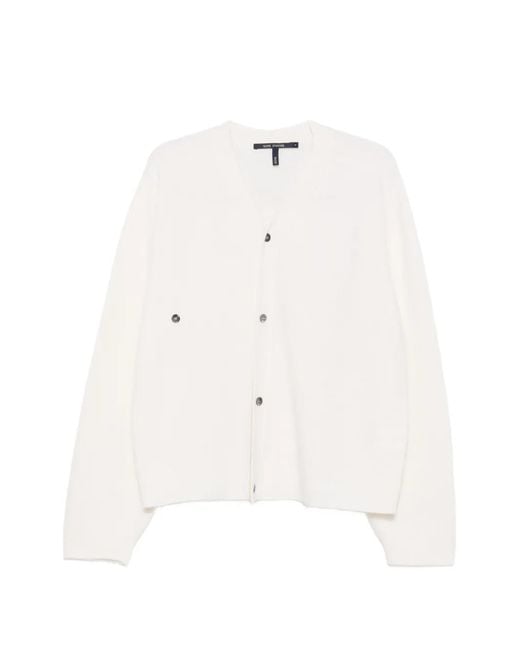 Sofie D'Hoore Button-Up Vest Met V-Hals in het White