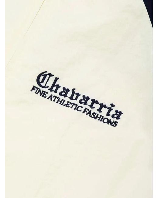 Willy Chavarria Natural Casa Logo-Embroidered Jacket