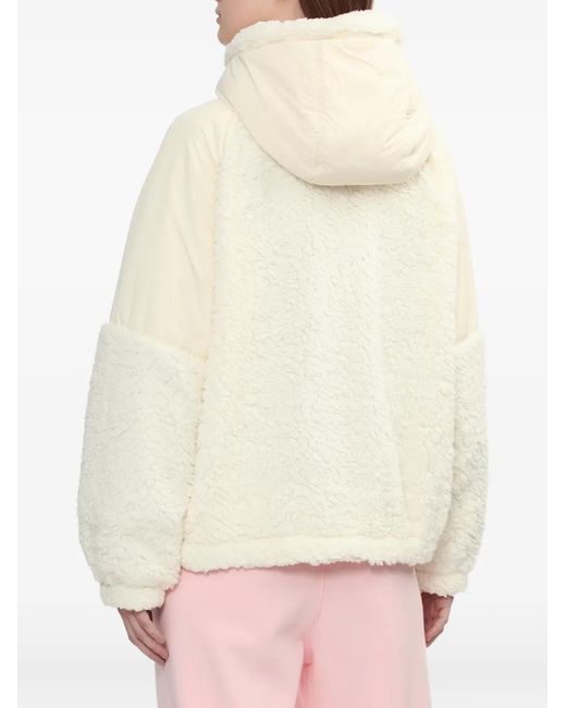 A Bathing Ape White Hooded Long-Sleele Jacket