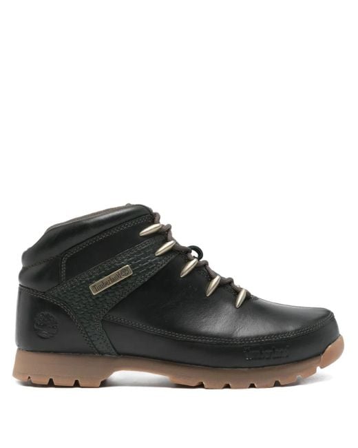 メンズ Timberland Euro Sprint レザーブーツ Black
