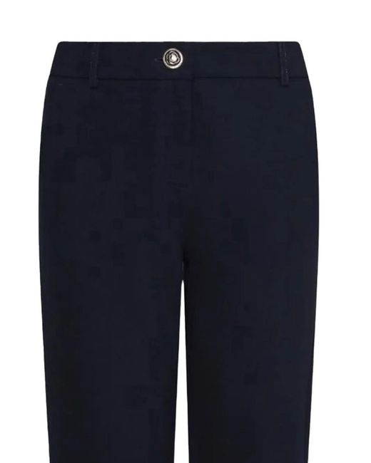 Marella Blue Buttoned Trousers