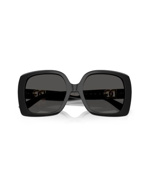 Dolce & Gabbana Black Square-Frame Sunglasses