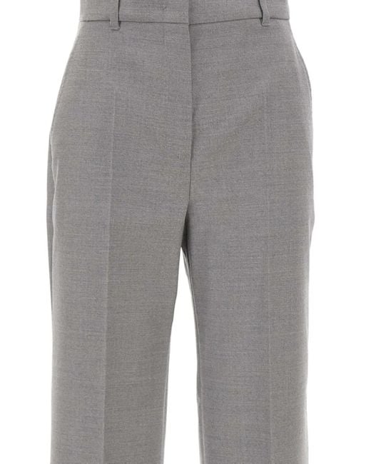 Pantaloni Lambro A Vita Alta di Max Mara in Gray