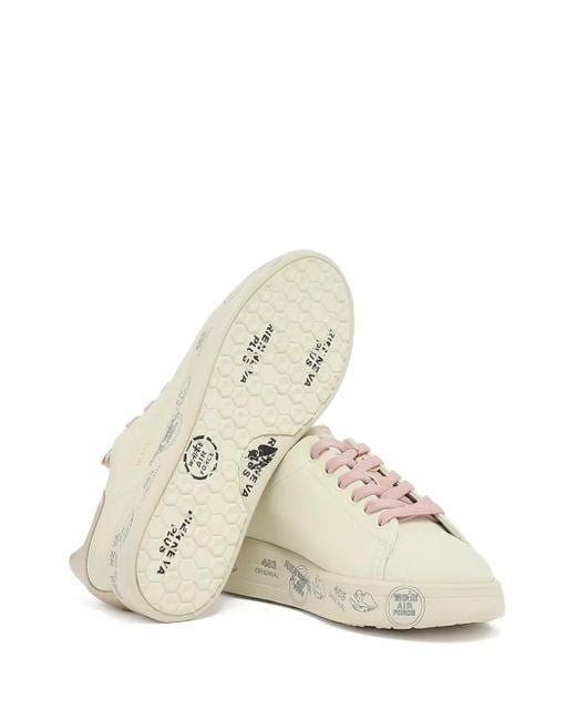 Baskets À Détails Métallisés Premiata en coloris White