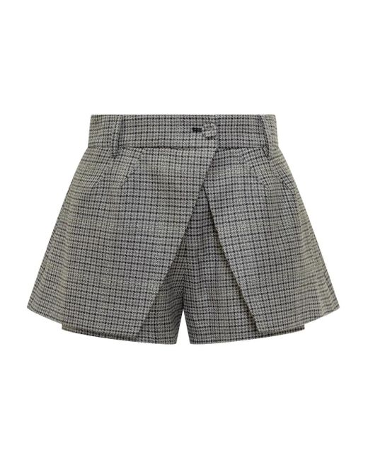 Des Phemmes Gray Hosenrock Mit Hahnentrittmuster