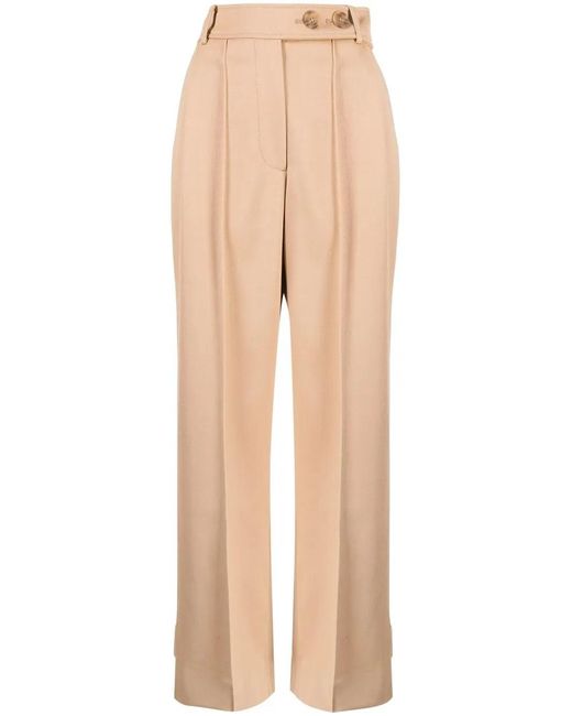 Rejina Pyo Natural Nakita Wide-Leg Tailored Trousers