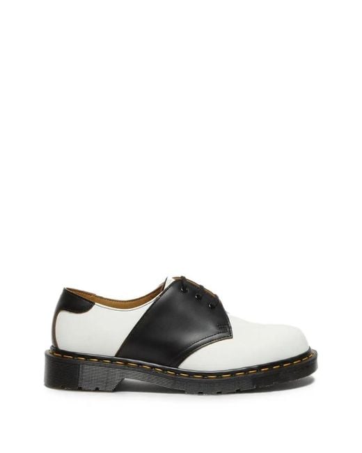 Dr. Martens White Mie Gibson Derby Shoes for men
