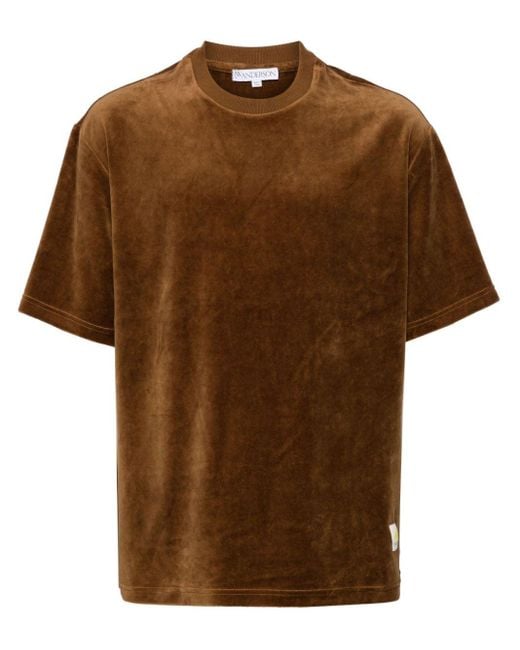 Tシャツ・カットソー JW ANDERSON Men T Shirts JT0238PG1551619 Brown Logo T-shirt - JW ANDERSON - Giordano Boutique