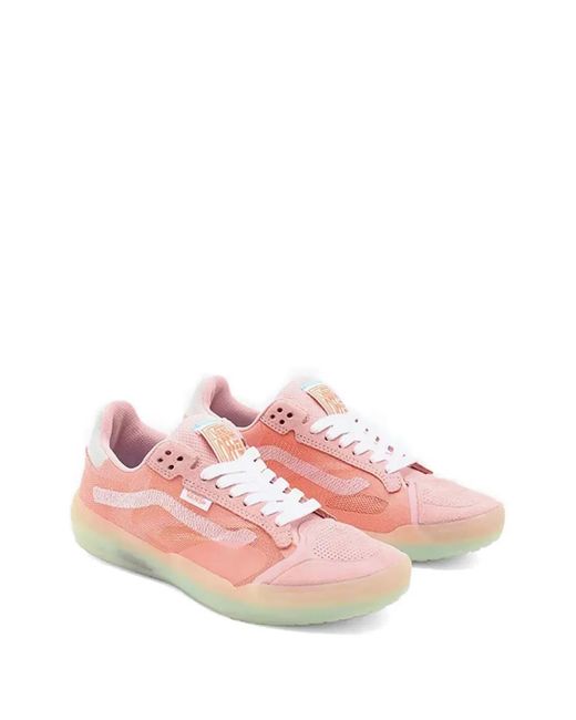 Vans Pink Evdnt Rw Ultimate Perforated Sneakers