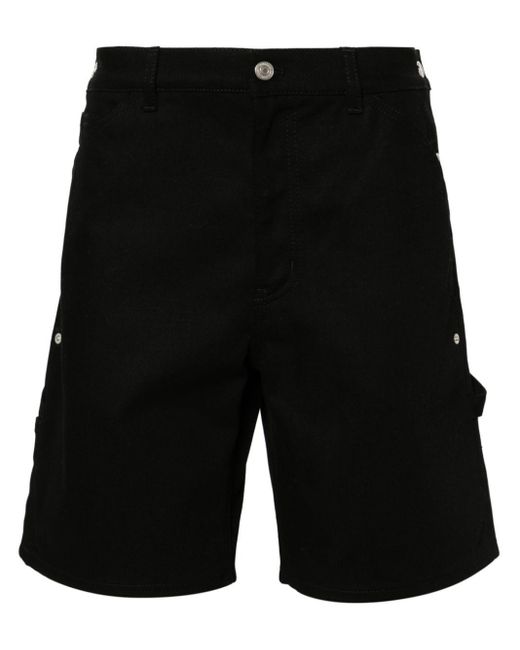 Courreges Sailor Jeans-Shorts mit Riemendetail in Black für Herren