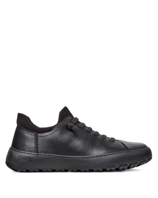 Camper Black Peu Serra Leather Sneakers