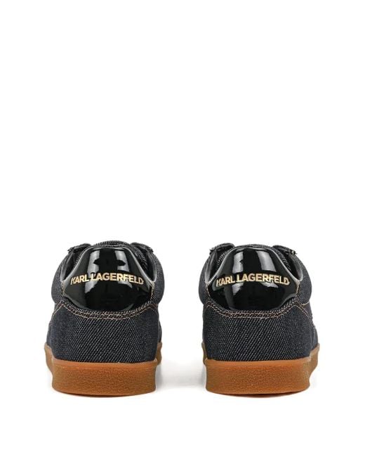 Karl Lagerfeld Black Kandidate Sneakers