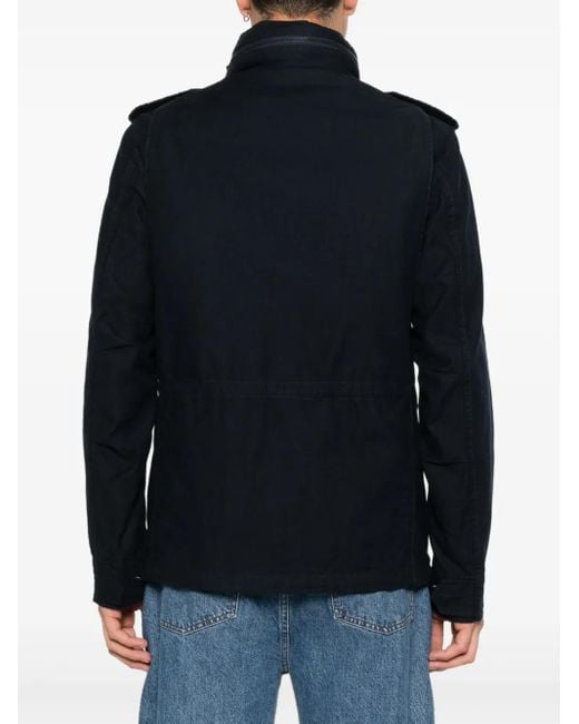 Aspesi Black Drawstring Jacket for men