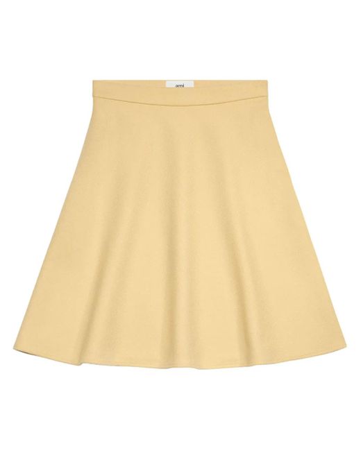 AMI Natural A-Line Skirt