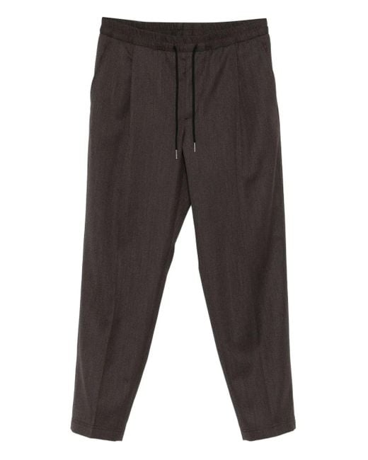 メンズ Caruso ヘリンボーン パンツ Gray