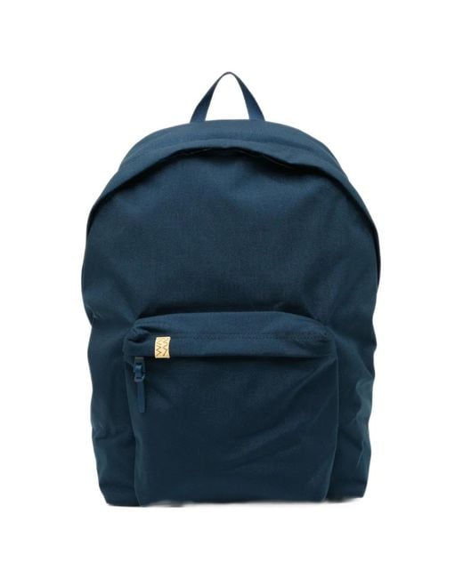 Visvim Blue Logo-Patch Backpack for men