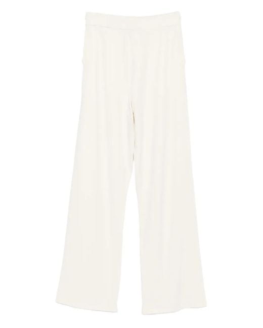 Blugirl Blumarine White Drawstring-Embellished Track Pants