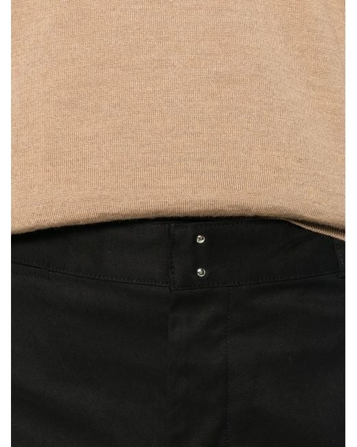 AMI Gerade Hose Mit Logo-Patch in Black für Herren