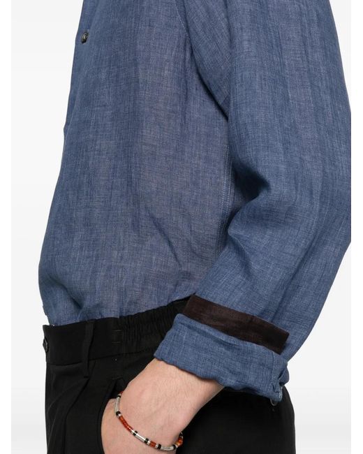 Paul Smith Blue Buttoned Shirt for men