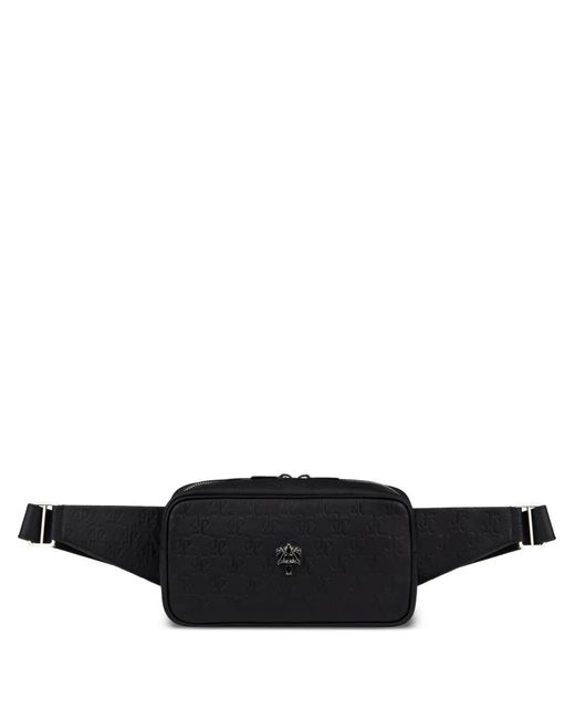 PLACE OF ELMS Black Logo-Plaque Belt Bag