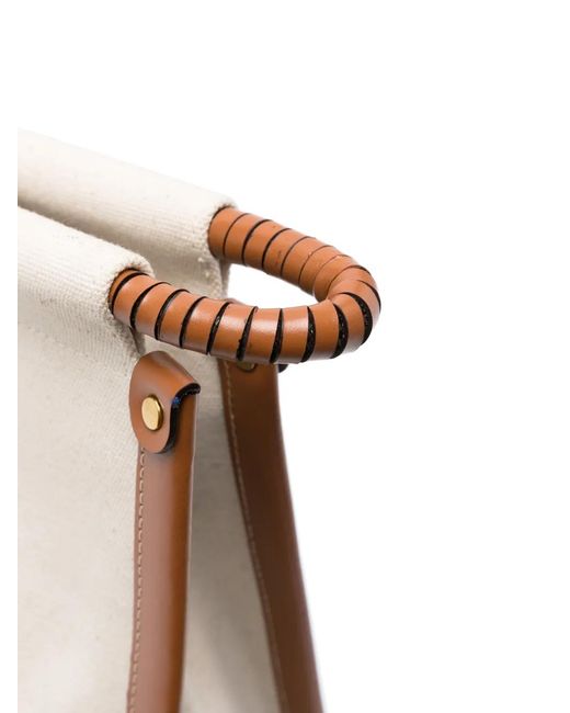 Isabel Marant Natural Toledo Embroidered Cotton Tote Bag