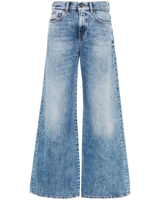 DIESEL Blue Bootcut And Flare Jeans 1978 D-Akemi 09H95