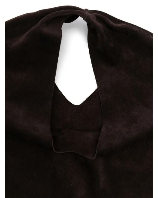 The Row Black Small Bindle Tote Bag