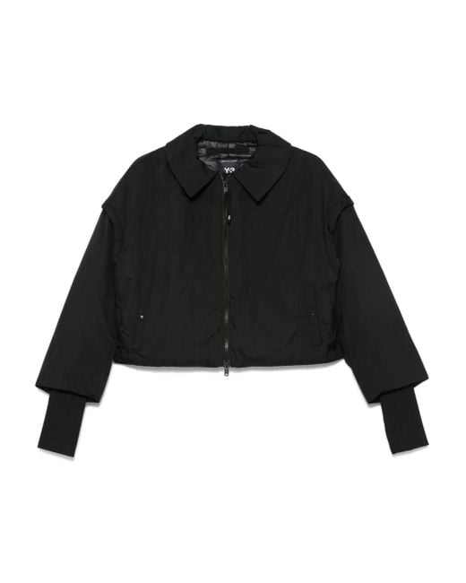 Y-3 Black Zip-Front Jacket