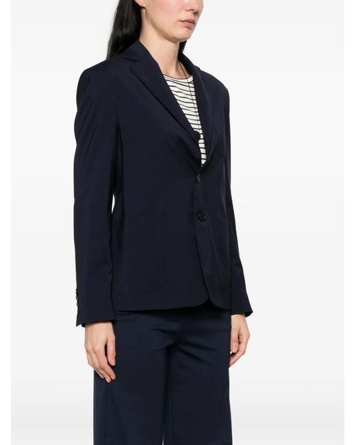 Barena Blue Pocket Buttoned Blazer