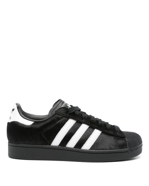 Adidas Black Superstar Ii Sneakers