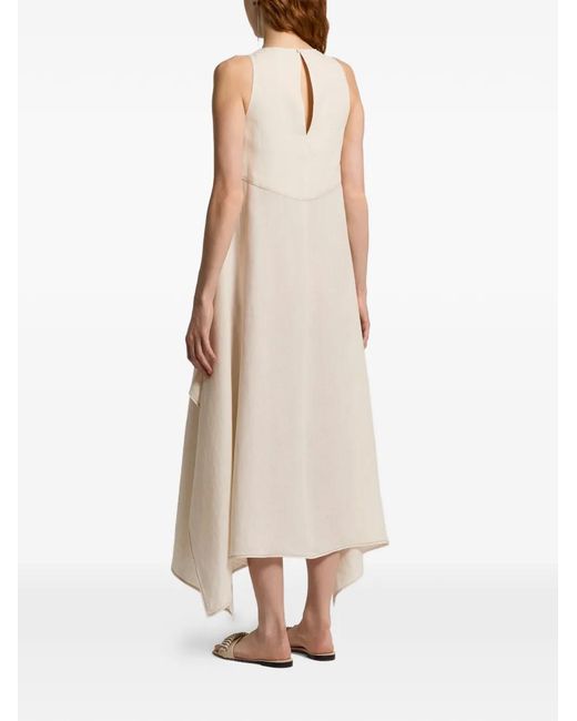 Peserico Natural Aurea Sleeveless Dress