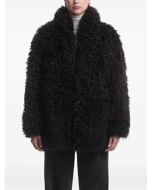 Nour Hammour Black Amara Collarless Jacket