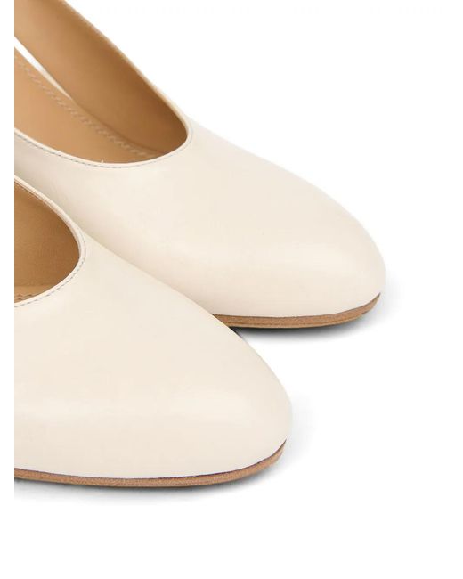 Maison Margiela Natural Plexi Wedge Mules