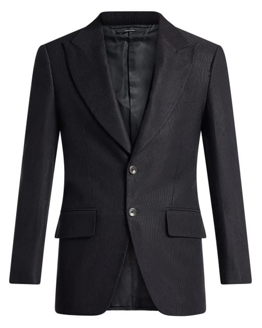 メンズ Tom Ford コーデュロイ シングルジャケット Black