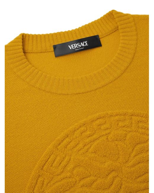 Versace メドゥーサ セーター Yellow