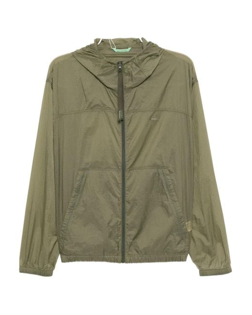 Lacoste Green Logo-Embroidered Jacket for men