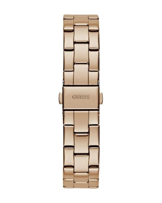 Guess Metallic Tri Plaque Quartz 34Mm