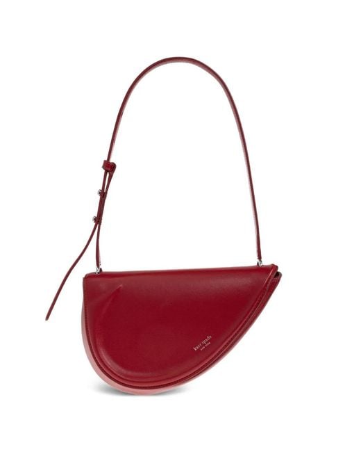 Kate Spade Red Shoulder Bag "The Spade"