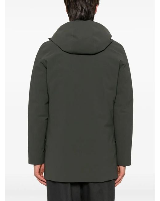 Rrd Gray Padded Parka Coat for men