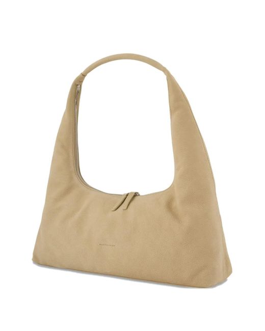 MARGE SHERWOOD Natural Large Leather Shoulder Bag