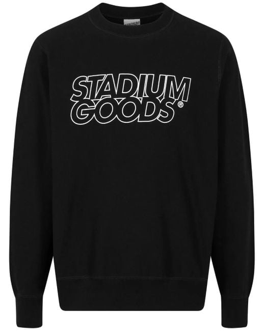 Stadium Goods Black Big Apple Crew-Neck Sweatshirt