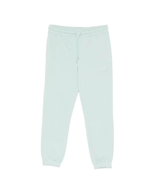 Gant Blue Drawstring-Fastening Logo-Embroidered Track Pants