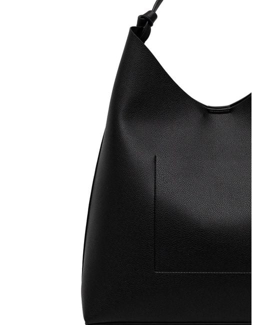 DKNY Black Logo-Plaque Tote Bag