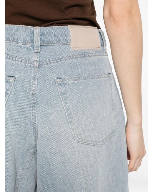 Our Legacy Blue Short À Bords Francs