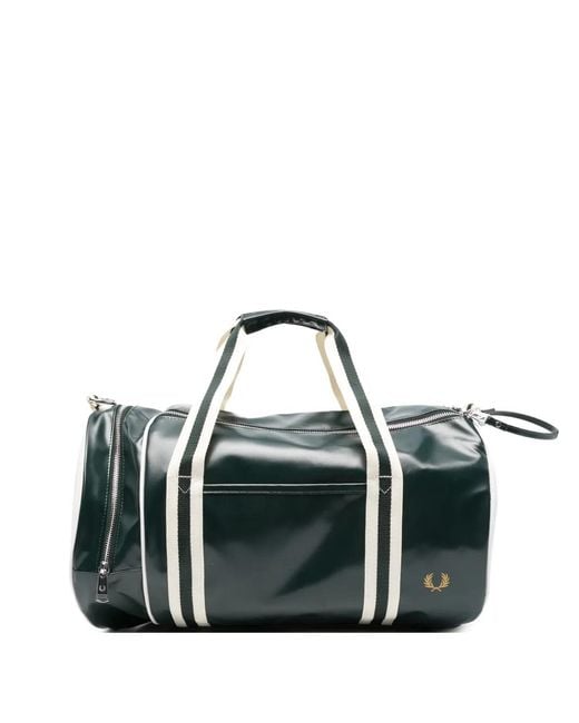 Fred Perry Green Sac Fourre-Tout Classic Barrel for men