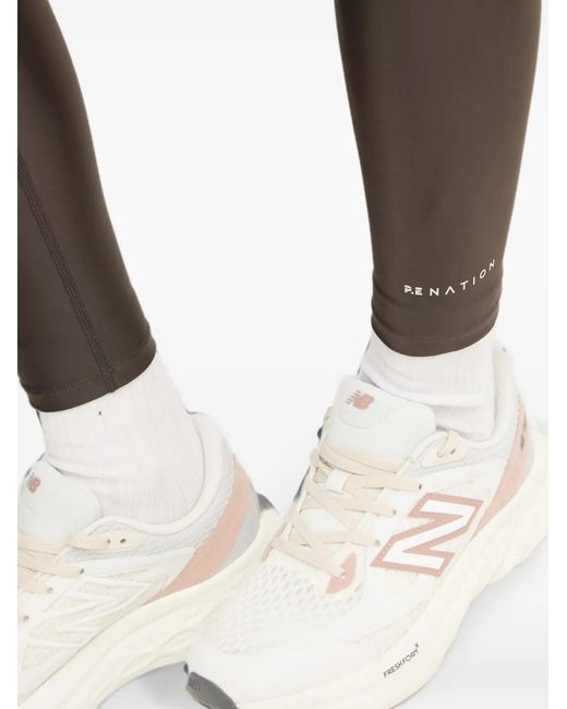 P.E Nation Gray Fairmont Performance Leggings