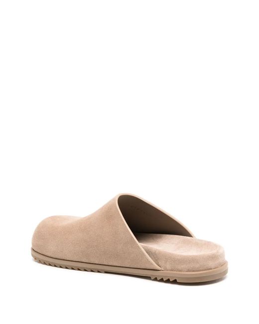 Rick Owens Pink Round Toe Mules