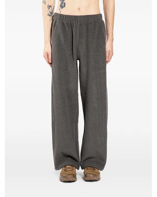 Goldwin Gray Elasticated-Waistband Track Pants for men