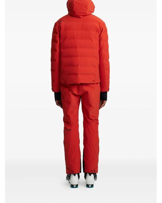 Aztech Mountain Red Hooded Nuke Ski Jacket for men