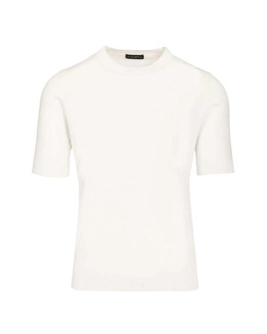 Ballantyne White Cotton T-Shirt for men